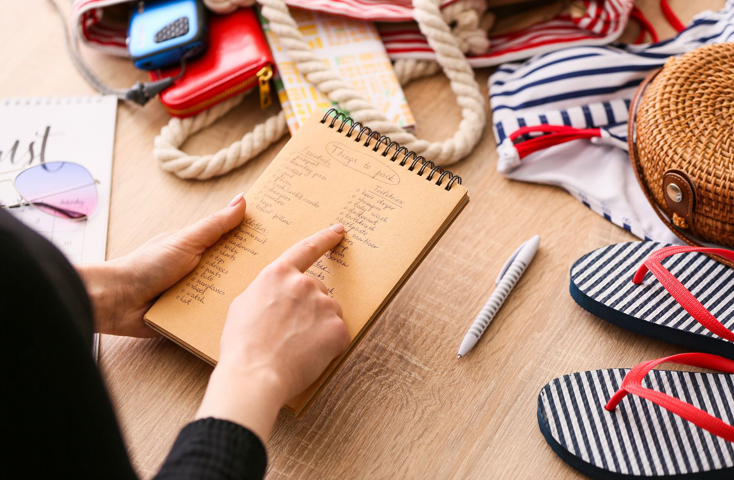 checklist de viagem